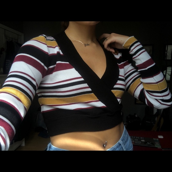 forever 21 striped sweater! :) - Picture 2 of 2
